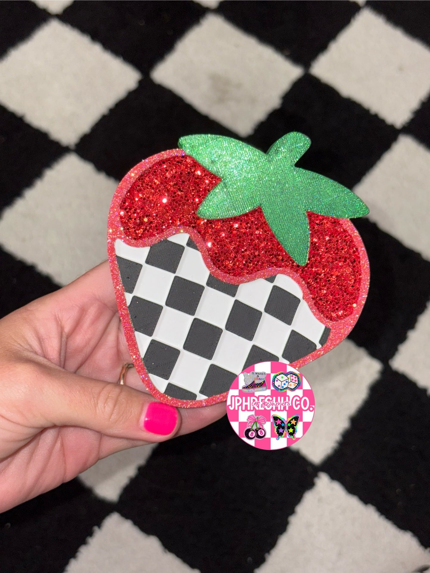 Checker Dipped Strawberry