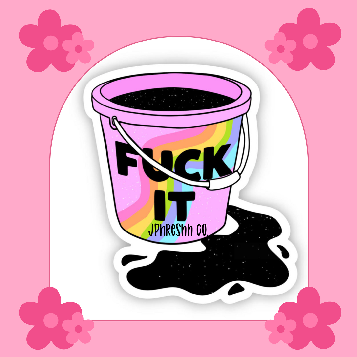 F It Sticker