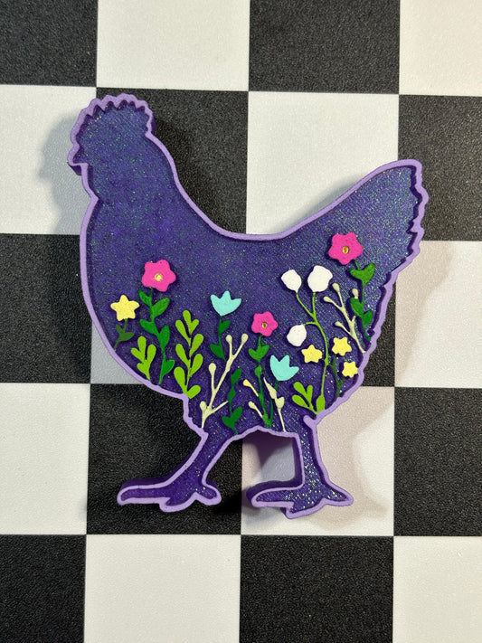 Floral Chicken