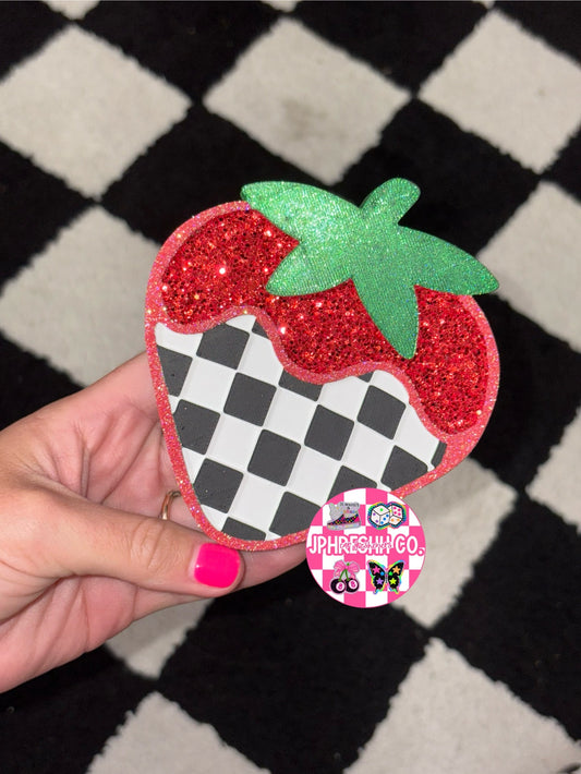 Checker Dipped Strawberry