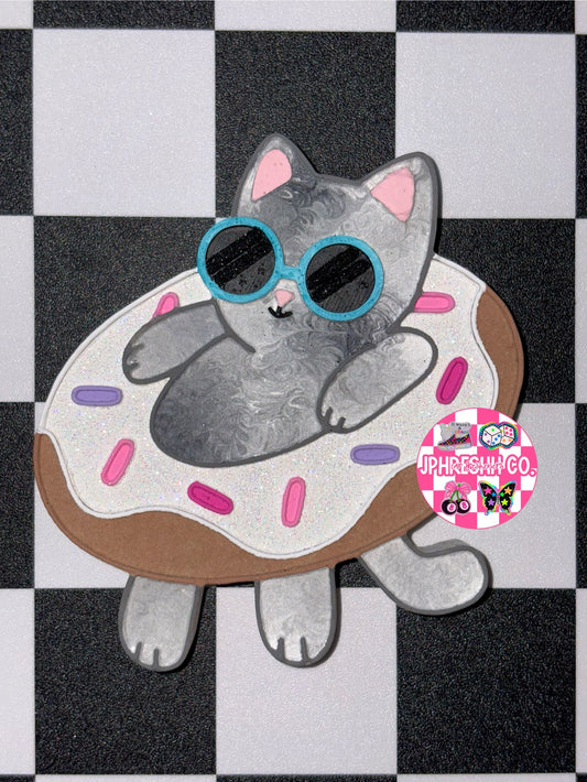 Cat In Donut Float