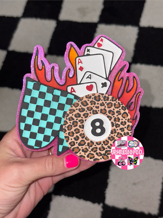 Cards, 8ball & Spade Duo